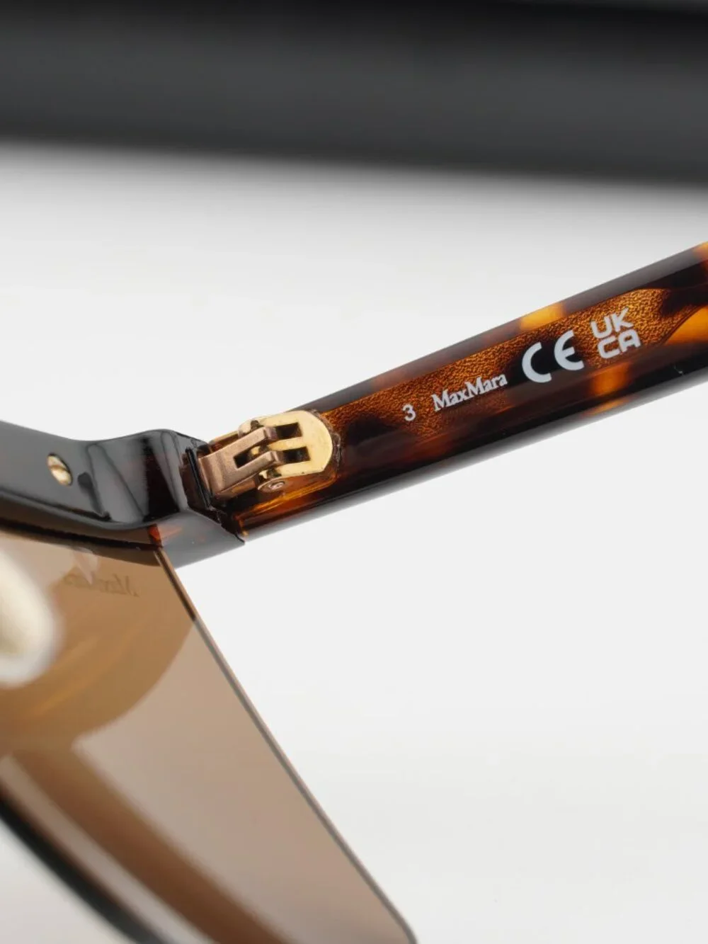 Max Mara MM0072 52E Square Sunglasses - Dark Havana/Brown